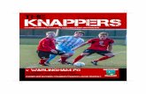THE KNAPPERS · Saturday 6th April kick off 3pm, followed by the rearranged home fixture against Spelthorne Sports on Tuesday 9th April kick off 7.30pm. Then its a quick return game