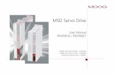 MSD Servo Drive Profibus/Profinet - Moog Inc.3 moog ID no.: CA65645-001 Date: 01/2015 MSD Servo Drive User Manual PROFIBUS/PROFINET How to use this document Dear user, This manual
