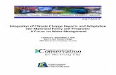 Integration of Climate Change Impacts and Adaptation into ... Integration of Climate Change Impacts