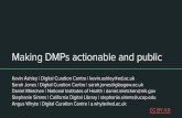 Making DMPs actionable and public - indico.cern.ch · Analytic rubric to standardize review of NSF DMPs UK group using it to create rubrics for UK funders Univ. of Colorado competition