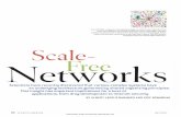 Scale Networks - Rensselaer Polytechnic Instituteeaton.math.rpi.edu/CSUMS/Papers/FoodWebs/barabasisciam.pdf · some social networks are scale-free. A col-laboration between scientists