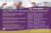 DIPLOMA OF PROJECT MANAGEMENT - Peopleistic€¦ · BSBPMG521 Manage project integration BSBPMG511 Manage project scope BSBPMG512 Manage project time BSBPMG513 Manage project quality