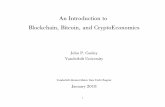 An Introduction to Blockchain, Bitcoin, and CryptoEconomics · First, until quite recently, only about 2% of bitcoins moved once a day. On the average, bitcoins moved once every 80