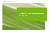 Annual Review - THL...Annual Review 2012 National Institute for Health and Welfare PO. Box 30 (Mannerheimintie 166) FI-00271 Helsinki, Finland Telephone: +358 29 524 6000 Annual Review