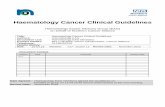 Haematology Cancer Clinical Guidelines · Management of relapsed classical Hodgkin lymphoma A biopsy should be performed to confirm relapse and the patient staged with CT and PET