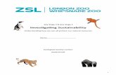 Key Stage 3 & Key Stage 4 Investigating Sustainability4 - Worksheet... · 2020-04-14 · breathe, and providing a home for countless species. Removing them would ... Key Stage 3 &
