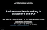 Performance Benchmarking and IPv6 - cnlab · 6/16/2016  · Web Page Load Time (PLT) for a Webpage with 193 Objects with a total of 2.3MB Data After 1.4 seconds: Web page basic structure