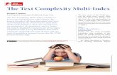 Text Matters—The Text Complexity Multi-Index · Text Project & University of California, Santa Cruz The Text Complexity Multi-Index (TCMI) is a process for matching texts with students.