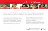 the heart trUth for Women - Time Well Spent · to heart disease, stroke, congestive heart failure, and kidney disease. anD heart Disease Prevention: What yoU neeD to knoW In the past,