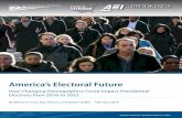America’s Electoral Future4 Center for American Progress | American Enterprise Institute | Brookings Institution | America’s Electoral Future Glossary Turnout rate: This value