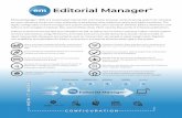Editorial Manager (EM) is a cloud-based manuscript submission …€¦ · highly configurable content management system streamlines communication between Editors, Reviewers, and Authors