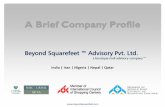 A Brief Company Profile - Beyond Squarefeet...Noida UP Mall of India 12,00,000 sq. ft. Greater Noida UP Omaxe Connaught Place 5,50,000 sq. ft. Kathmandu Nepal CG Mall 7,00,000 sq.