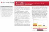 BroadView Technical Brief - Broadcom Inc. · BroadView_OpenStack-TB101-R • March 22, 2016 The collector application is Broadcom-developed software that uses industry standards,