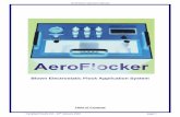 Blown Electrostatic Flock Application System · 2011-04-13 · Blown Electrostatic Flock Application System Table of Contents . AeroFlocker Operators Manual Campbell Coutts Ltd –