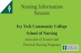Pa Nursing Information Session › files › Nursing_Information... · Practical Nursing (PN) program –Leads to a Technical Certificate (TC) ... Applicants must be in good academic
