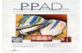 Portada PPAD - HoldingBit€¦ · sockets was obtained and a provisional FPD was fabri- cated. The sockets were incrementally filled with discreet amounts of alloplastic material