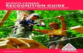 Scouts Canada Recognition Guide - Amazon Web Services · Saying Thanks to a Scouter. 5 Using the Outstanding Service Award Process to Say Thanks 6 Points to Consider When Completing