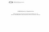 Offshore Options: Managing Environmental Effects in New ... Offshore Options: Managing environmental
