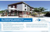 EL DORADO COUNTY’S HOUSING EMERGENCY …...KEY FINDINGS EL DORADO COUNTY’S HOUSING EMERGENCY UPDATE • Cuts in Federal and State funding have reduced investment in affordable