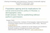 Population ageing and its implications for social and ... · sustainable ageing society in Russia Population ageing is inevitable consequence of demographic transition, while increase