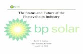 The Status and Future of the Photovoltaics ... 3/14/2010 آ  PV Module Conversion Efficiencies Modules