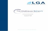 Financial Statements - The Clubhouse Network · The Clubhouse Network, Inc.(the Organization), was inco orated on March 30,rp2017 and ... The event features a college and career fair,