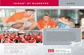 NEWSLETTER OF THE AMERICAN SIGN LANGUAGE PROGRAM · NEWSLETTER OF THE AMERICAN SIGN LANGUAGE PROGRAM “SIGNS” OF BUCKEYES AMERICAN SIGN LANGUAGE PROGRAM ... you to our donors!