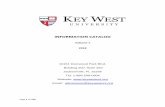 INFORMATION CATALOG - keywestuni.org · Page 1 of 101 INFORMATION CATALOG Volume 1 2018 10151 Deerwood Park Blvd. Building 200, Suite 250 Jacksonville, FL 32256 Tel: 1-888-598-0904