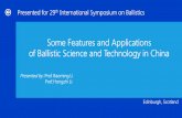 Some Features and Applications of Ballistic Science and ...€¦ · A special software which is named EP3D was established. The finite element method (FEM), finite volume method (FVM),