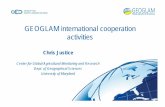 GEOGLAM international cooperation activitieslcluc.umd.edu/sites/default/files/lcluc_documents/GEOGLAM_Justice.pdfSmall Sat optical systems for studying land use Very Fine Resolution