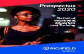 Prospectus 2020 - Richfield · Prospectus 2020. Technical, Vocational, Education . and Training. iii. PC Training & Business College founded in Tongaat, focused ... National Certificate