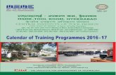 TRAINING CALENDER =2016=17=CURVE · Diploma in Tool, Die & Mould Making (DTDM) 4 Years 10th Class P ass with 50% for General and 45% for SC/ST Category 10 Diploma in Production Engineering