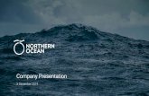 Company Presentation - Northern Drilling Ltd · this Presentation, including assumptions, opinions and views of the Company or cited from third party sources, are solely opinions