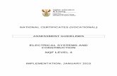 ELECTRICAL SYSTEMS AND CONSTRUCTION NQF … AG ESC-GS131006-V2.pdfElectrical Systems and Construction Level 4 Assessment Guidelines (January 2015) National Certificates (Vocational)