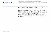 November 2015 FINANCIAL AUDIT - TreasuryDirectNovember 2015 FINANCIAL AUDIT Bureau of the Fiscal Service's Fiscal Years 2015 and 2014 Schedules of Federal Debt Why GAO Did This Study