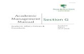 Academic Management Section G Manual - Palm Beach State ...academic probation. Academic probation is noted on the students permanent record. Academic Suspension Academic suspension