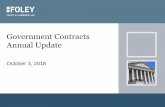 Annual Government Contracts Update - Foley & Lardner · 2019-04-17 · TITLE & CONTENT General Concepts and Sources FAR 52.204-21, Basic Safeguarding of Covered Contractor Information