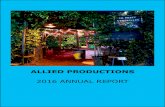 ALLIED PRODUCTIONSalliedproductions.org/wp-content/uploads/2016-Annual-Report.pdf · Quito Ziegler Yubina Jasmine Swats Aeliana Nicole Anderson. JUNE ... Occupied (1983) Lola Pashalinski