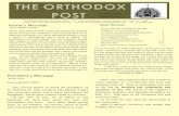 THE The Orthodox Post ORTHODOX Page 3 · THE ORTHODOX POST Pastor’s Message by Fr. Nathan Preston December 2014 Volume X, Issue 11 Volume V, Issue 6 There are many opportunities