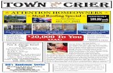 Town Crier - edl · 2018-02-15 · Town Crier (928) 288-8214 800 Colorado Room BE 4 2/15/2018 Crier deadline Wed. at 12:00 pm. Crier will be distributed to local businesses on Thursday.