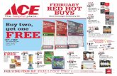 FEBRUARY RED HOT BUYS › 2018 CWART FEB 1ST.pdfFebruary Month Long Event FEBRUARY RED HOT BUYS Now through February 28 Jumbo Seed Feeder 8404261 Bird seed sold separately. $999 SALE