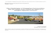 The Challenges of Engaging Communities: Will the small ... · 2013:91). Following sustainability assessments of NSW councils undertaken by the Independent Pricing and Regulatory Tribunal