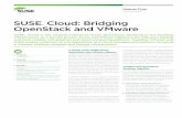 SUSE Cloud: Bridging OpenStack and VMware · OpenStack and VMware SUSE ® Cloud is the original enterprise-ready OpenStack distribution for building Infrastructure-as-a-Service private