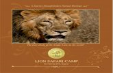 Lion Safari Camp, Sasan Gir National Park - Hotel Brochurecampsofindia.com/hotels_pdfs/LION_SAFARI_CAMP-Brochure.pdf · Lion Safari Camp, Gir National Park Rann Riders, Little Rann
