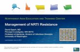 Management of NRTI Resistance - University of …depts.washington.edu/nwaetc/presentations/uploads/194/...Management of NRTI Resistance David Spach, MD Principal Investigator, NW AETC