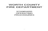 WORTH COUNTY FIRE DEPARTMENT › include › WorthCountyFireSOP060716.pdf · Training Log 200.23 40 Drivers of Vehicles 200.24 40 Persons Riding in Motorized Vehicles 200.25 42 ...