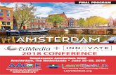 AMSTERDAM - Amazon S3 · 2018 CONFERENCE2018 CONFERENCE FINAL PROGRAM. Association for the Advancement of Computing in Education. . Renaissance Amsterdam Hotel. Amsterdam, The Netherlands