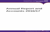 Annual Report and Accounts 2016/17...Liverpool Heart and Chest Hospital Annual Report and Accounts 2016/17 Page | 5 CONTENTS Page No. Chair and Chief Executive’s Foreword 6 Key achievements