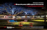 WHITE PAPER #BackyardExperimentstreetfurniture.com/wp-content/uploads/2017/02/Street... · 2017-02-06 · White Paper #BackyardExperiment SFA 2017 Street Furniture Australia 1300
