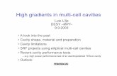 High gradients in multi-cell cavities · 2004-08-07 · High gradients in multi-cell cavities Lutz Lilje DESY –MPY-9.9.2003 • A look into the past • Cavity shape, material and